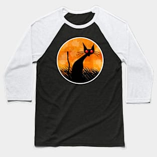 The Witches' Cat Baseball T-Shirt